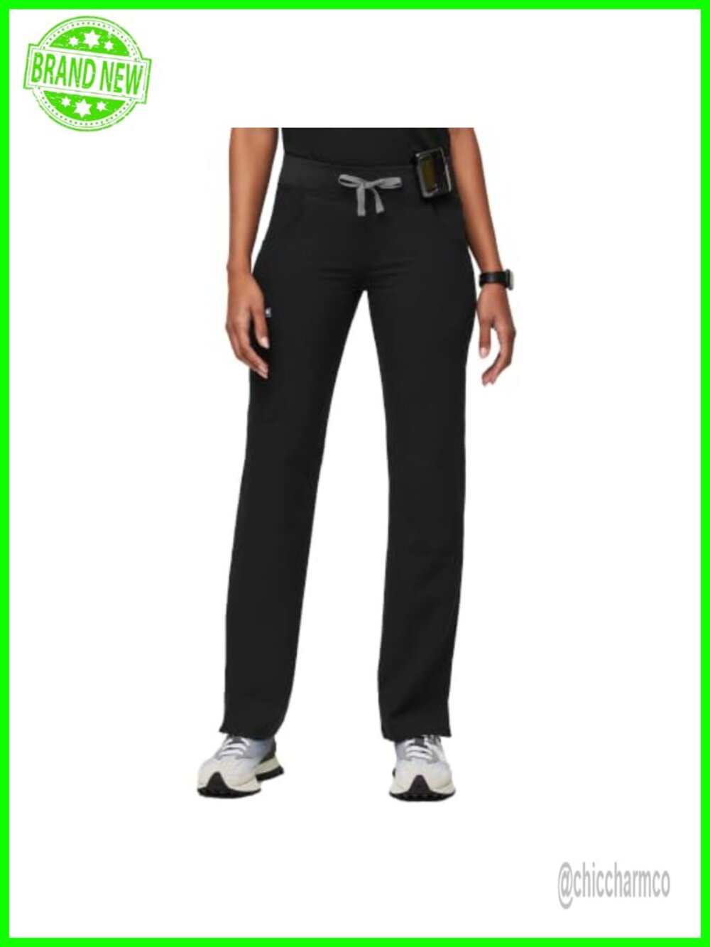 FIONx Four-Way Stretch Straight Leg Scrub Pants